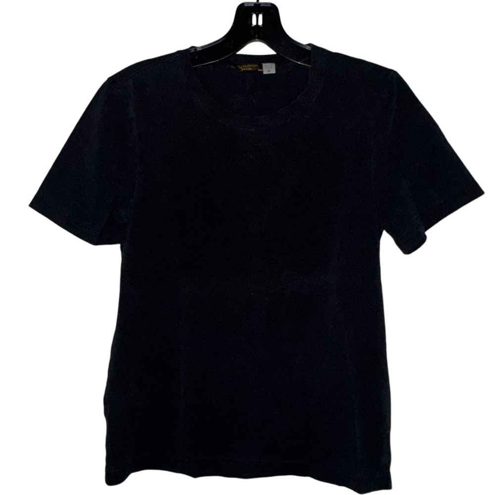 Louis Vuitton Black Short sleeve crew neck tee shirt